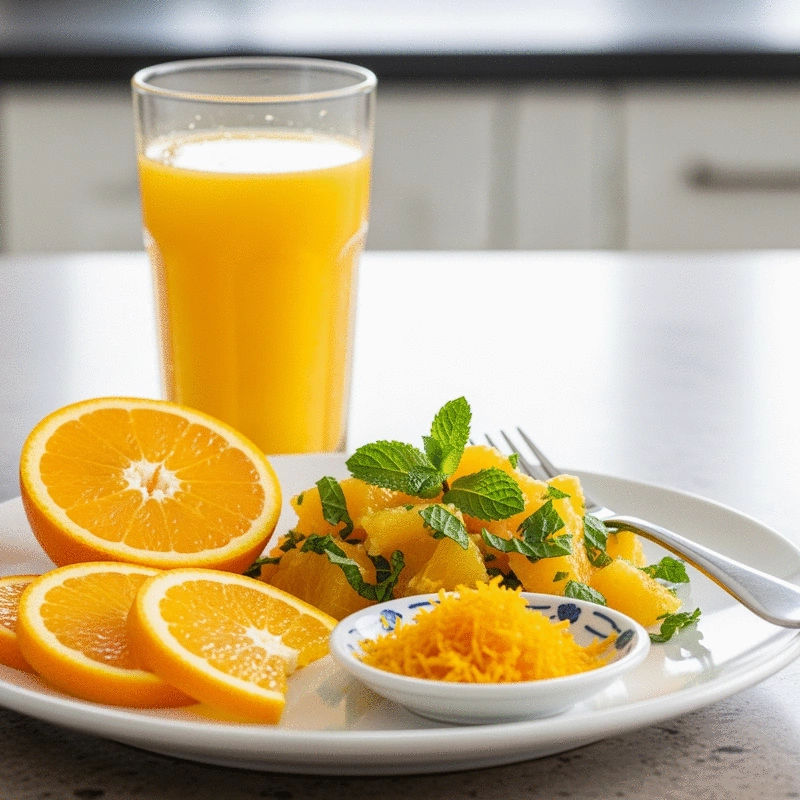 easy orange recipes for beginners