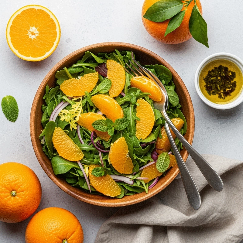 quick orange salad recipes with fresh ingredients